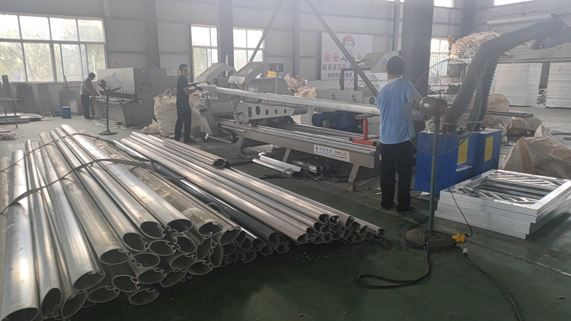 鋁合金護欄生產的工序